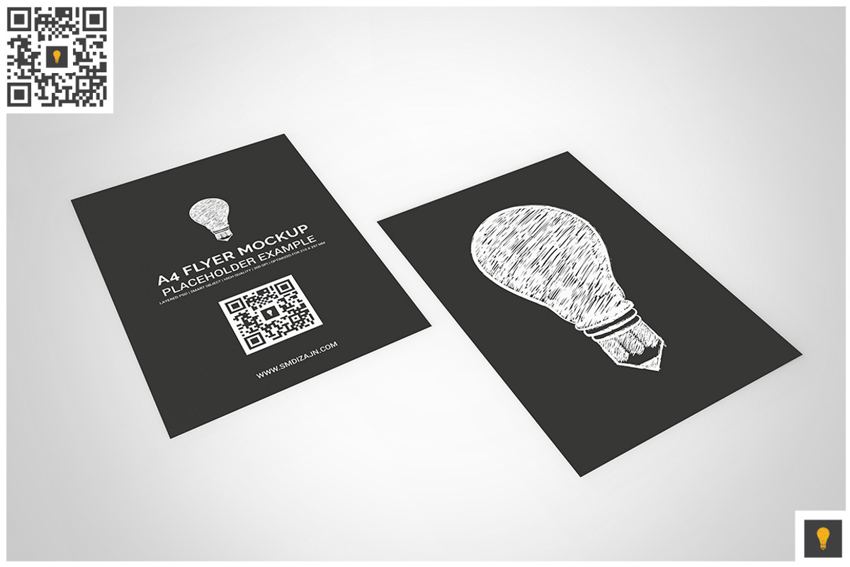 Flyer Mockup, a Print Template by Shocky Design Studio (Photo 3 of 6)