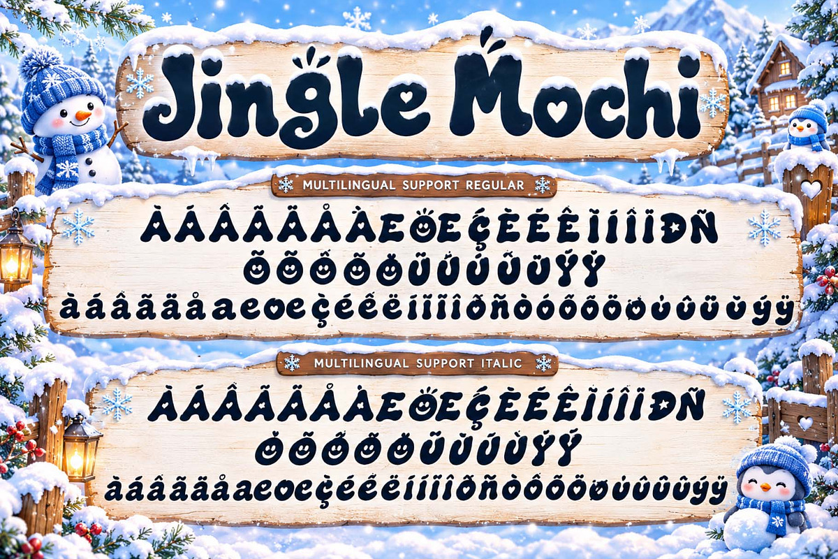 Jingle Mochi, a Handwritten Font by Yoga Letter (Photo 9 of 9)