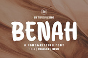 Benah, a Sans Serif Font by twinstd (Thumbnail 1 of 12)