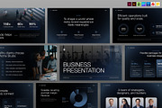 Black / Dark Presentation Template, a Presentation Template by BrandPacks (Thumbnail 1 of 7)