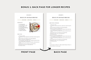 Recipe Template Bundle Canva, a Card Template by OrganizationOasisRo (Thumbnail 4 of 10)