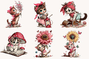 Cute Kitten StoryBook PNG Clipart, a Seasonal Illustration by Designworld (Thumbnail 5 of 9)