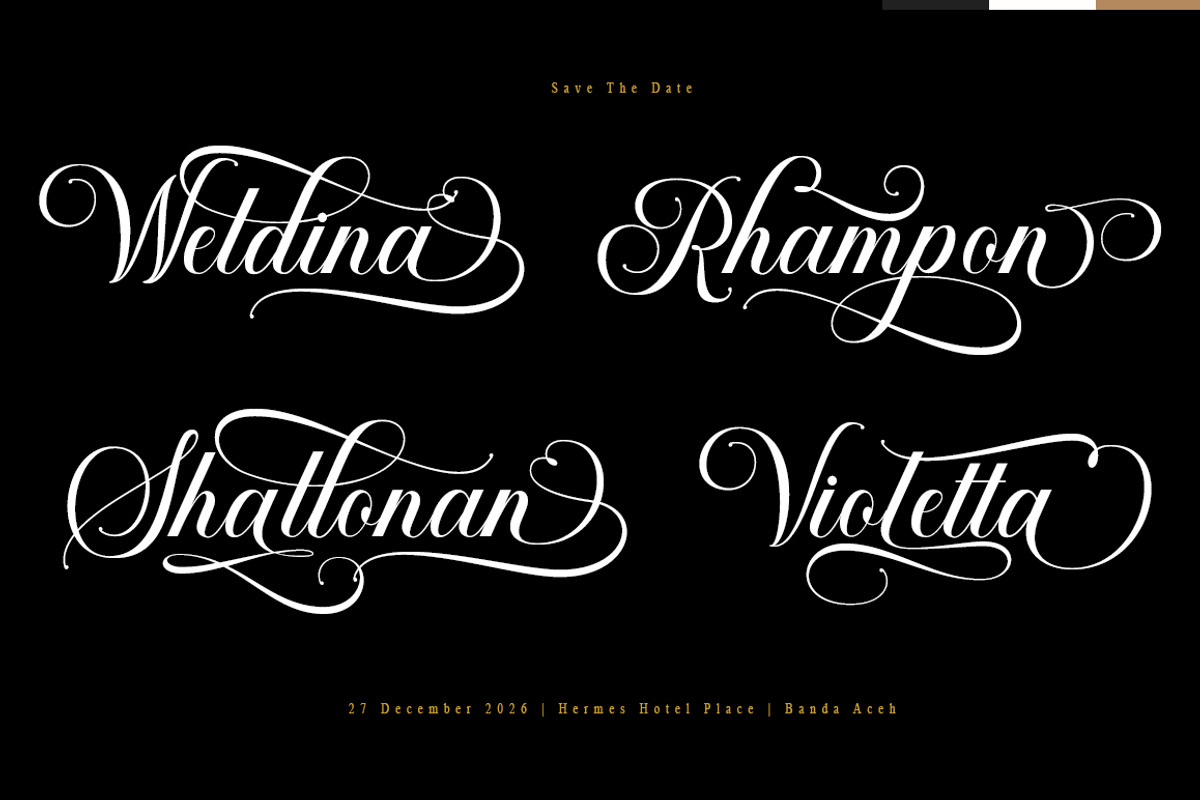 Salsabilla Calligraphy, a Script Font by IM Studio (Photo 7 of 8)