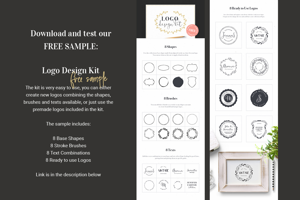 3 in 1 Floral Kit Bundle, a Branding & Logo Template by VladCristea (Photo 2 of 30)