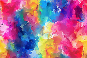 Neon Watercolor Texture, a Pattern Graphic by Printable Treasure (Thumbnail 5 of 10)