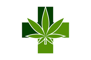 Marijuana Leaf Logo, a Branding & Logo Template by Rhealea_Design