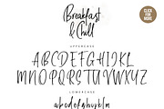 Breakfast and Chill, a Script Font by Ian Irwanwismoyo (Thumbnail 7 of 7)