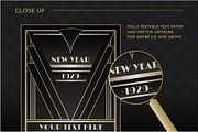 Art Deco Graphics Collection Vol 1, a Decorative Illustration by Wingsart Studio (Thumbnail 4 of 14)