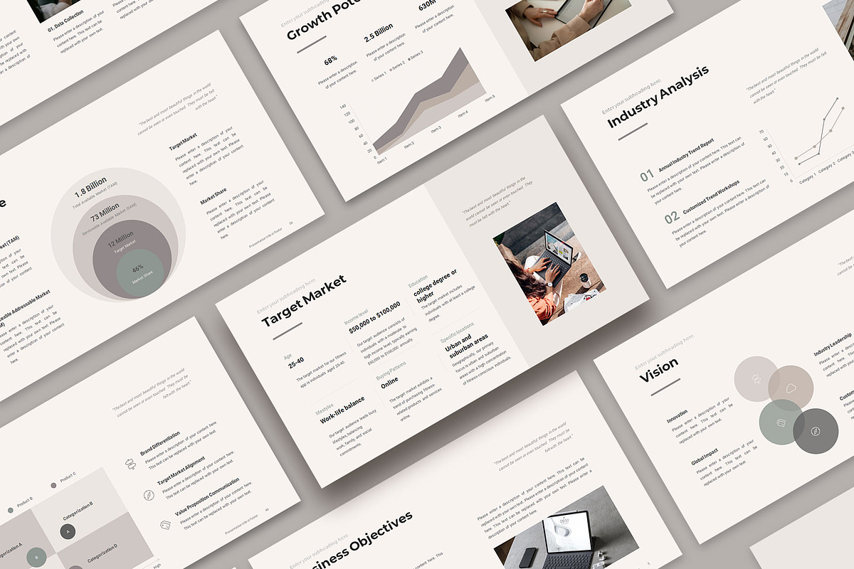 Business Plan Presentation Template, a Presentation Template by CreativityForest (Photo 2 of 13)