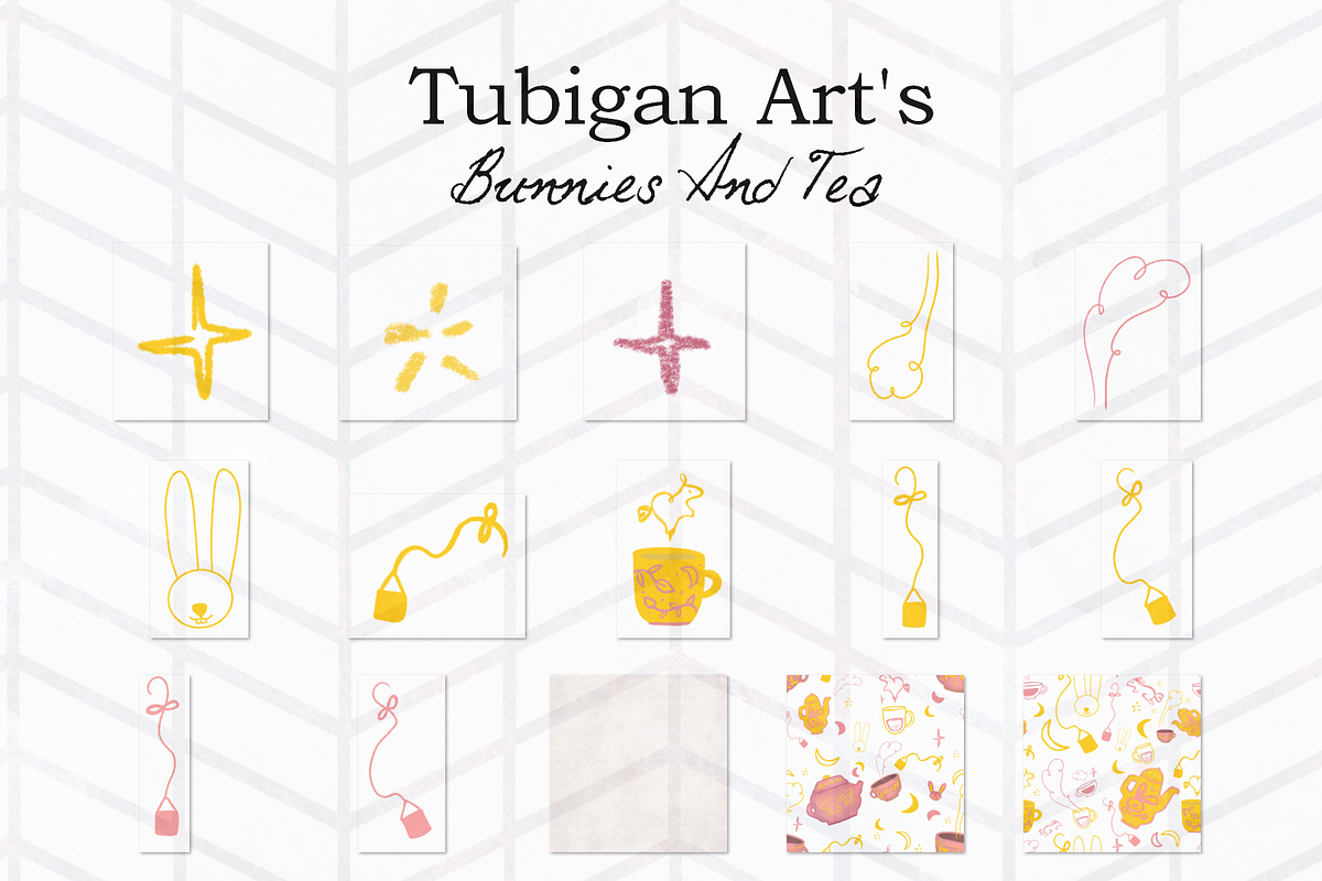 Bunnies and Tea, a Food Illustration by Tubigan Art (Photo 2 of 3)