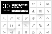 Construction line icon pack, an Outline Icon by Ragul Creates (Thumbnail 1 of 3)