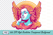 Spiritual Angel Clipart with Sun Ray, a Person Illustration by Ghagra (Thumbnail 1 of 3)