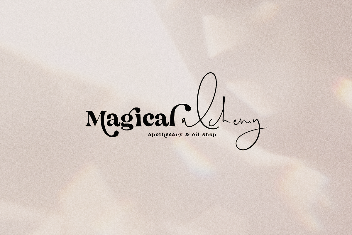 Alchemary | Handwritten Font preview 4