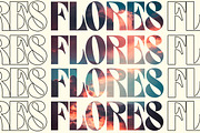 Flores - Modern Display Font, a Sans Serif Font by Luna Shop (Thumbnail 11 of 11)
