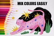 Color Pencils Procreate Brushes, a Brush Add-On by Easy Procreate (Thumbnail 5 of 10)