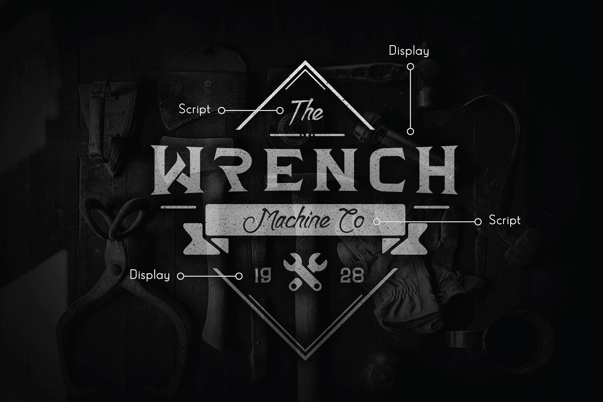 Clarraph Font preview 2