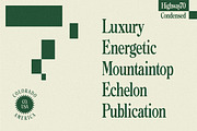 Highway 70 Condensed - Retro Serif, a Serif Font by Lateral Design (Thumbnail 10 of 17)