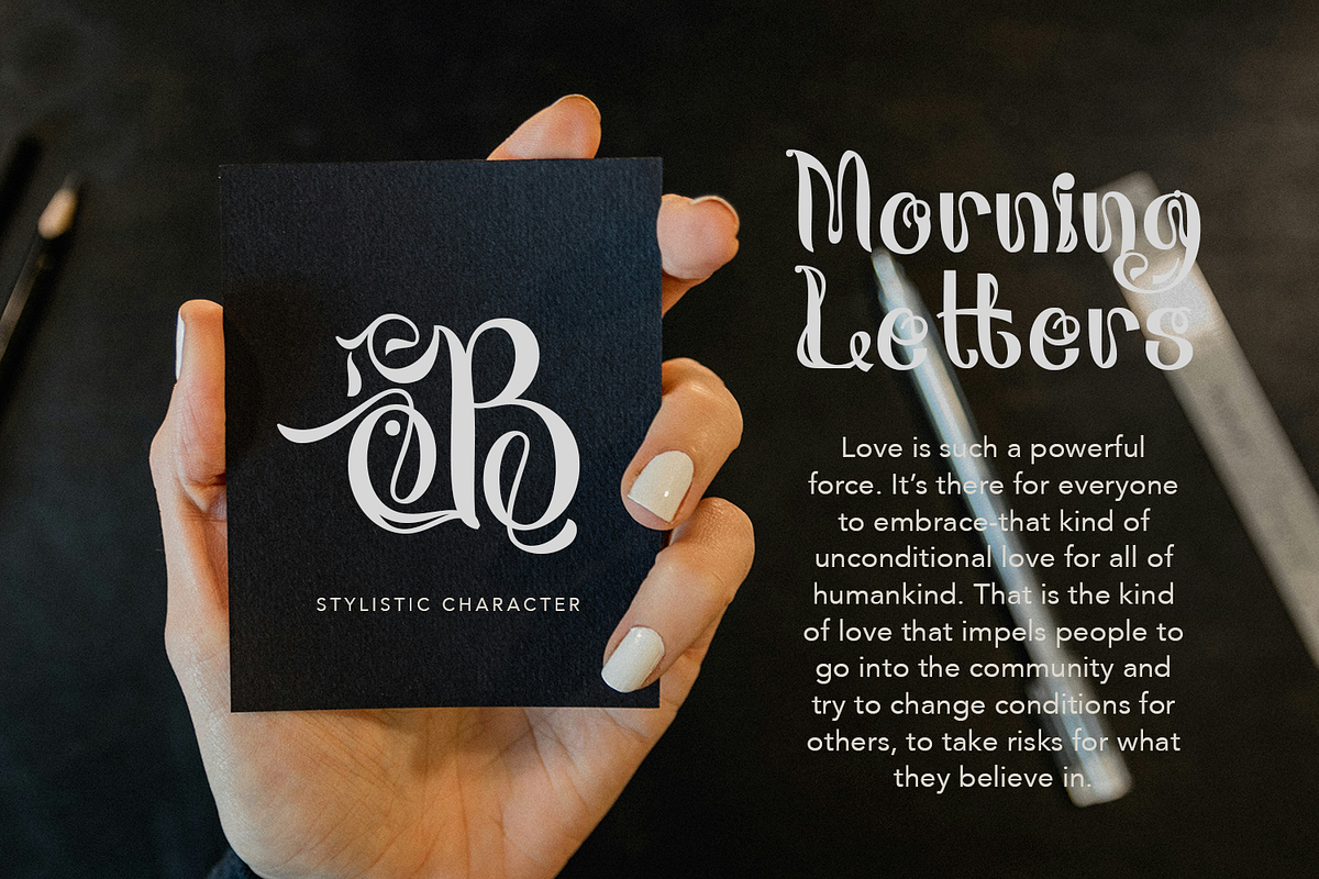 Makovani - Fancy Font, a Symbol Font by madeDeduk (Photo 5 of 10)