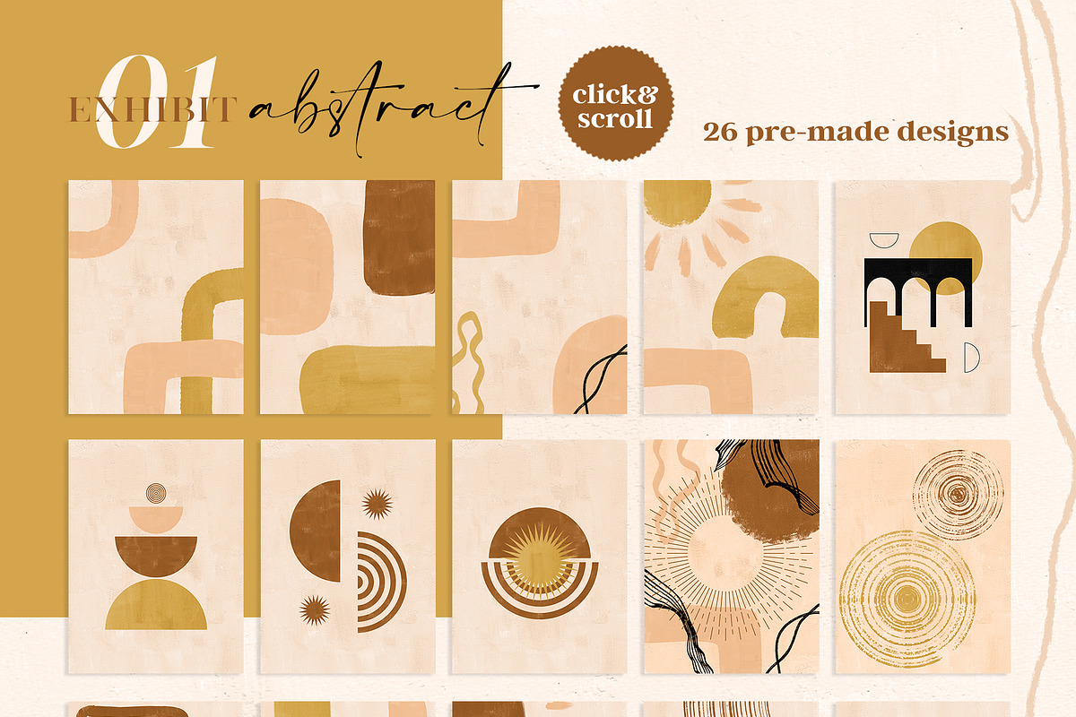 Poster Bundle Mystical Women Modern, a Decorative Illustration by Kaya Fonts (Photo 3 of 23)