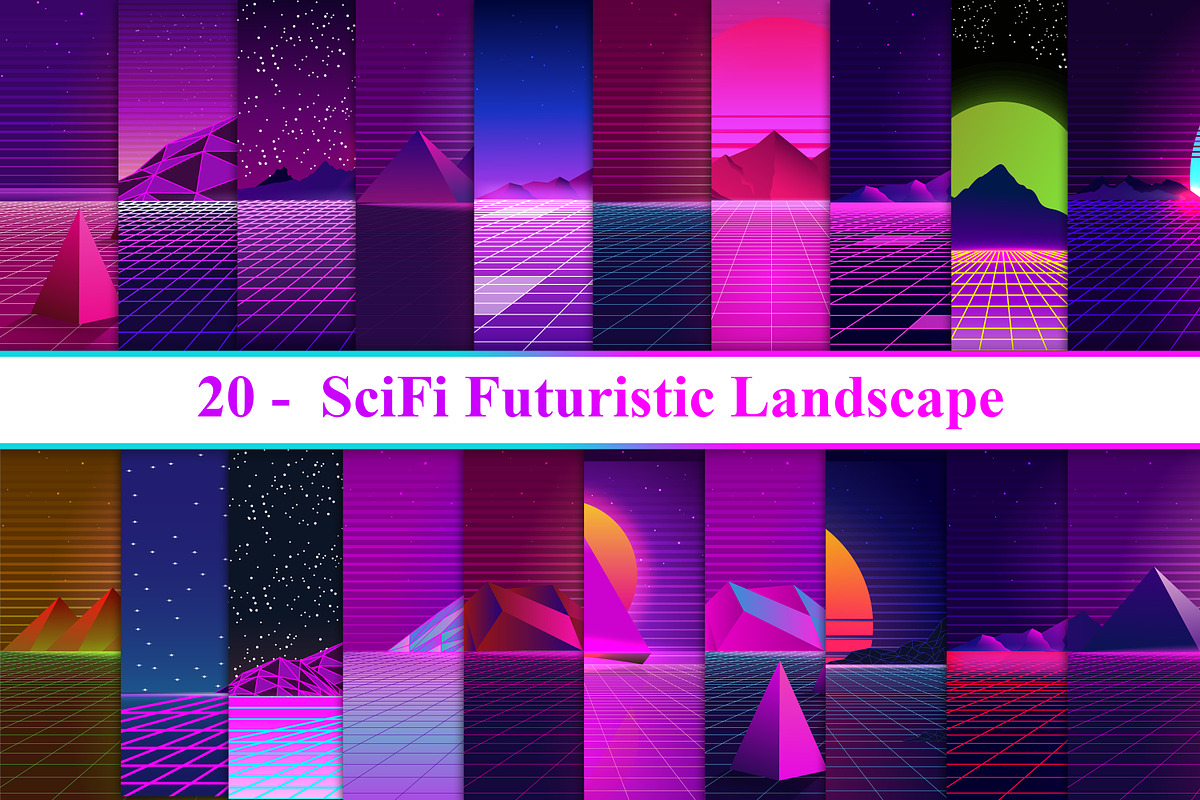 Sci-Fi Futuristic Landscape, a Technology Illustration by Digital Studio (Photo 1 of 3)