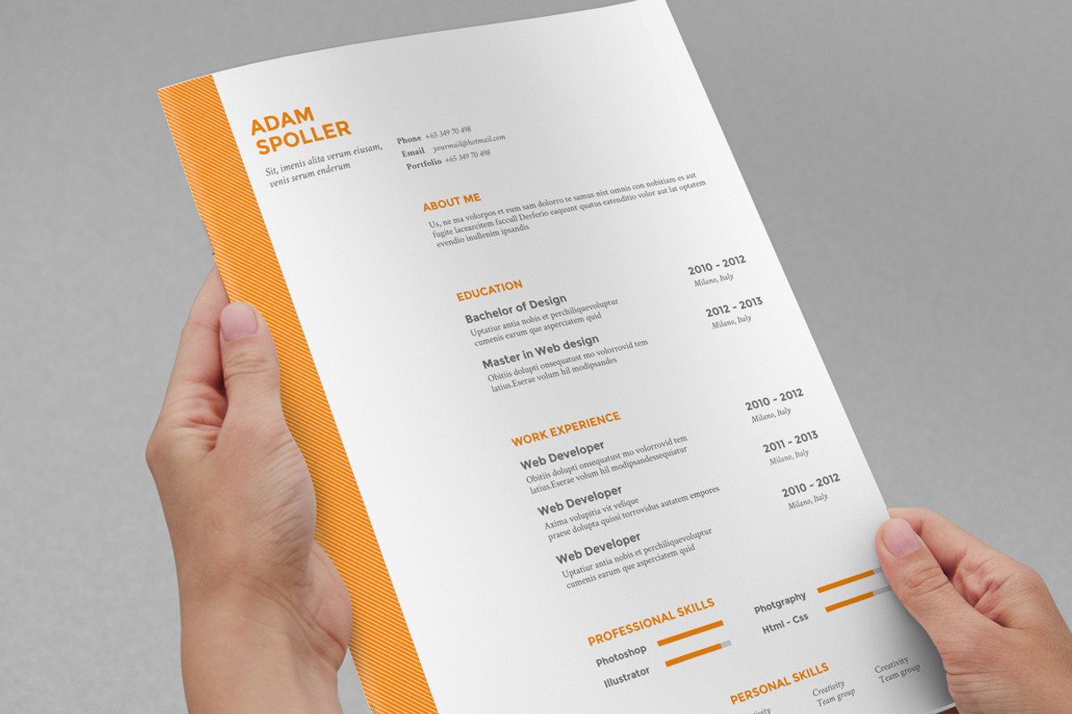 Clean Resume, a Resume Template by sz81 (Photo 4 of 5)