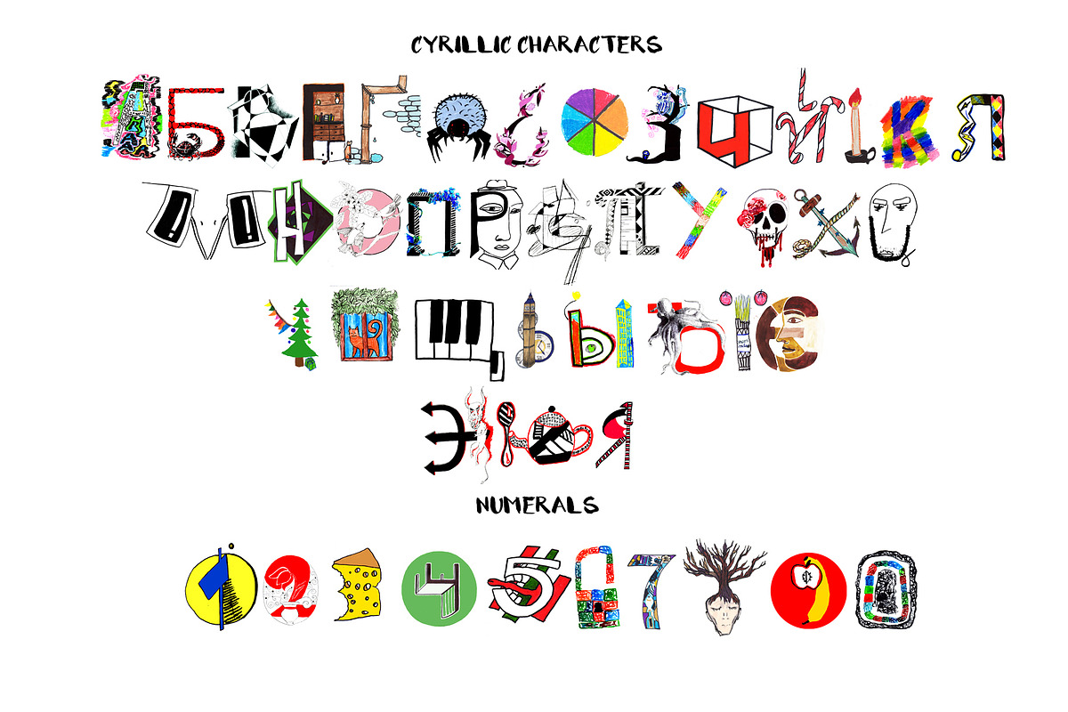 Junior bitmap color font preview 3