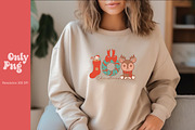 Retro Christmas Sublimation Bundle, a Seasonal Illustration by Libby Wishes (Thumbnail 3 of 13)