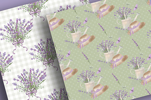 Lavender Garden Digital Paper Pack