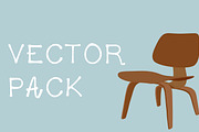 Mid Century Chair PNG pack, a Graphic by Brunch Club Design (Thumbnail 2 of 10)