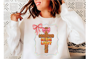 Be the Light, Christian Christmas, an Illustration by Designking