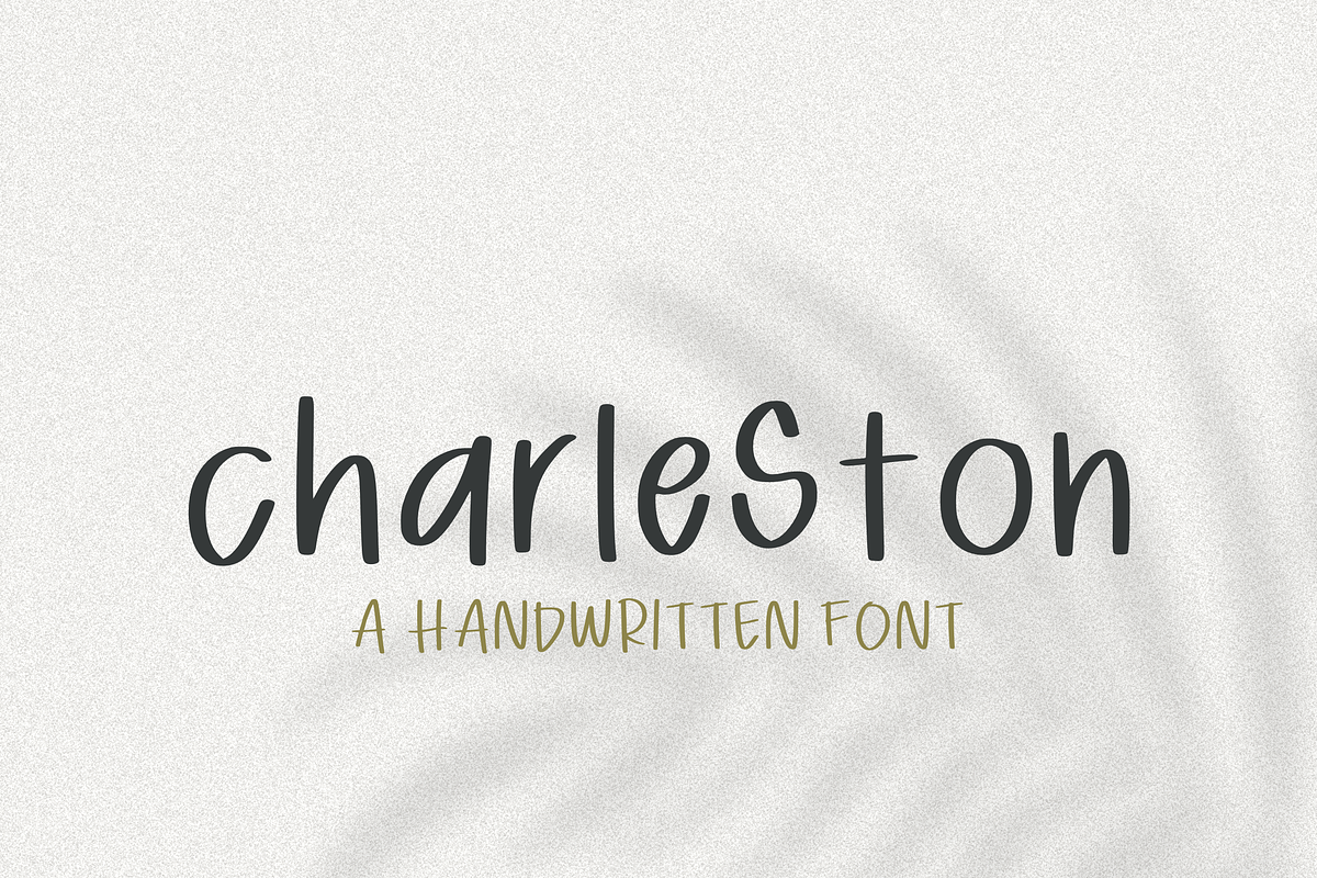 Charleston | A Handwritten Font, a Script Font by cathconofolio (Photo 1 of 4)
