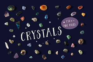 Crystals photos PNG files