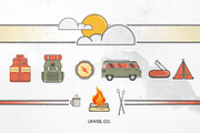 Adventure & Camping Illustration Set, an Illustration by UnVeil Co. (Thumbnail 2 of 2)