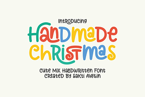 Handmade Christmas - Display Font