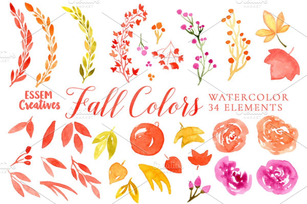 Bundle - Tropical Watercolor Leaves, an Illustration by Essem Creatives (Photo 14 of 26)