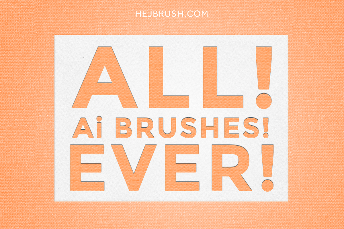 ALL! Ai BRUSHES! EVER! FOREVER!, a Brush Add-On by HEJBRUSH.COM (Photo 1 of 5)