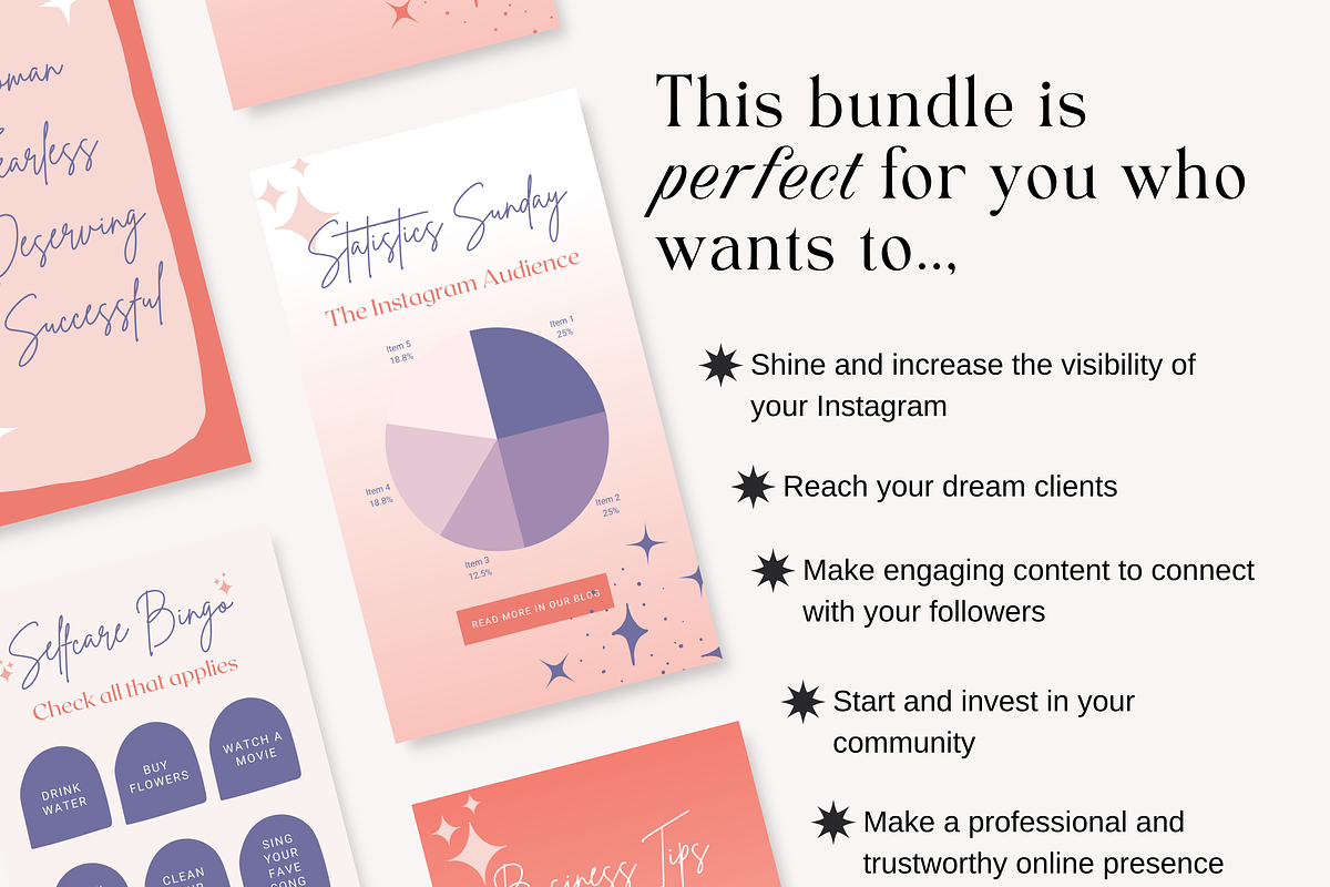 Instagram Story Templates Bold Canva, a Social Media Template by HerstedHertz (Photo 7 of 7)