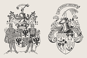 150 Coat Of Arms - Bundle, an Illustration by MARTINI Type Designer (Thumbnail 2 of 3)