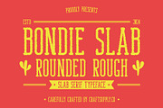 Bondie Slab Rounded Rough, a Slab Serif Font by Craft Supply Co. (Thumbnail 1 of 8)