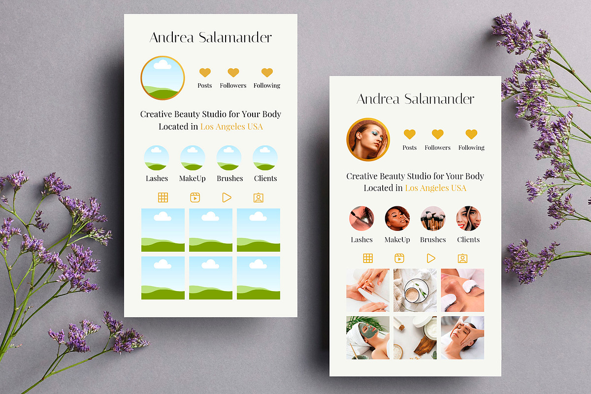 Esthetician Business Card Template, a Business Card Template by artbart (Photo 7 of 8)