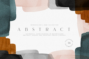 Abstract Watercolor Shapes