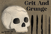 Grunge Procreate Texture Brushes, a Brush Add-On by KJP Designs (Thumbnail 1 of 11)