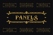 Victorian | 18 Twitch Panels, a Social Media Template by SageDsgn (Thumbnail 1 of 6)