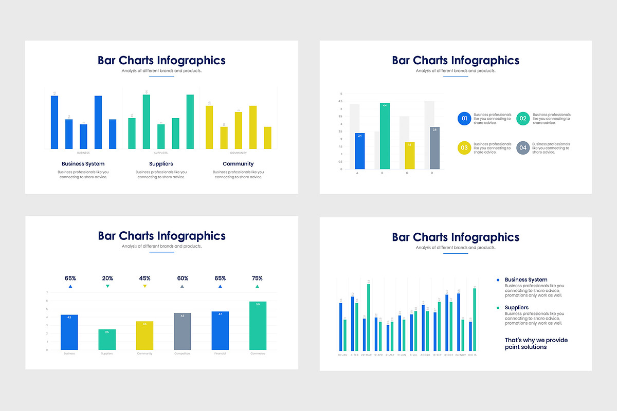Bar Charts Infographics, a Presentation Template by slidequest (Photo 5 of 6)