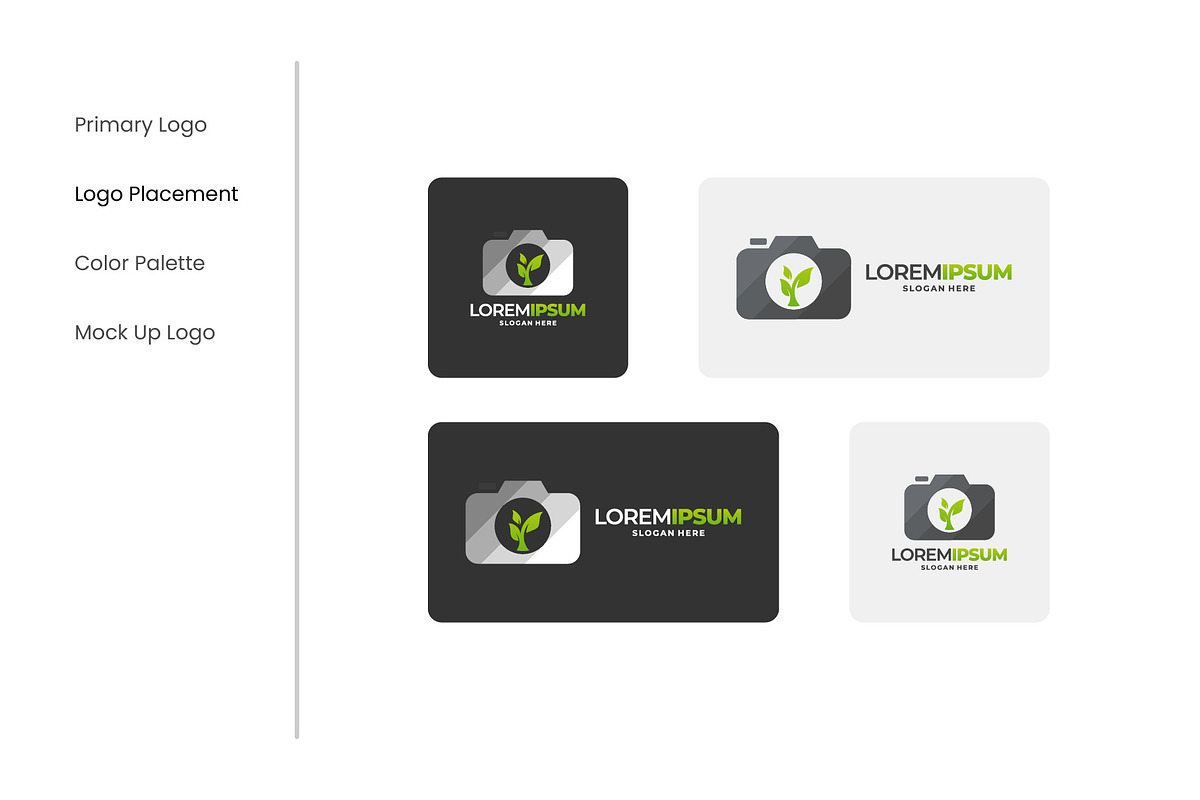 Nature Camera logo design concept, a Branding & Logo Template by Lucky Creative (Photo 3 of 5)