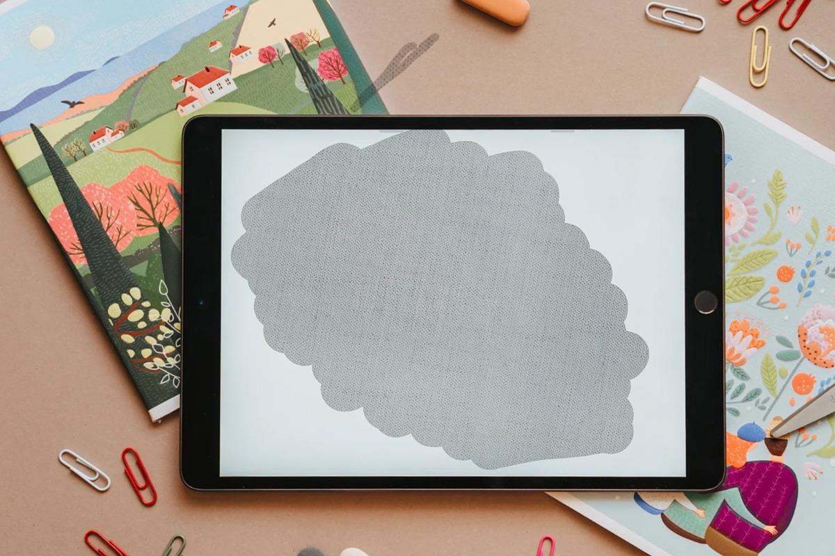 Organic Texture Procreate Brushes, a Brush Add-On by Studio Print Co. (Photo 6 of 9)