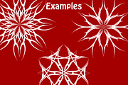 99 Tattoo Snowflake Shapes, a Shape Add-On by xresch (Thumbnail 3 of 5)