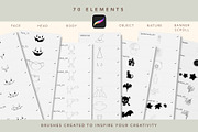Procreate  Character Bundle 20% Off, a Brush Add-On by Rosangela Curti (Thumbnail 15 of 25)