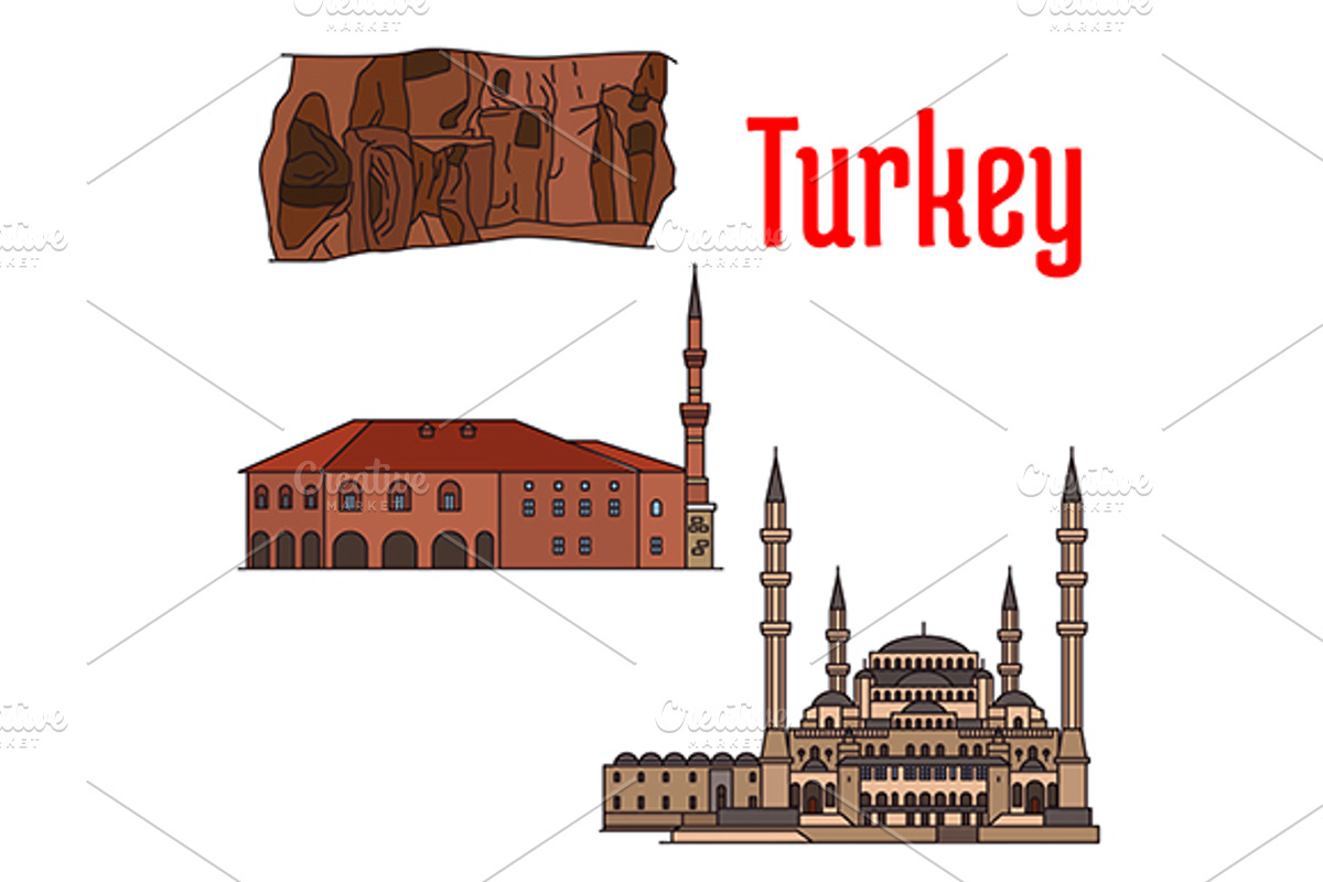 Turkey historic architecture, a Graphic by Vector Tradition | Creative ...