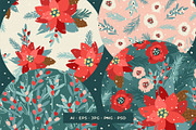 Merry Christmas. Seamless patterns, a Pattern Graphic by Nadia Grapes (Thumbnail 2 of 7)